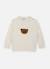Pull ourson en coton Écru 1 - vertbaudet enfant 