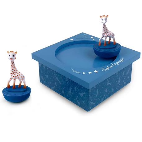 Boite à musique sophie la girafe, voie lactée Bleu 4 - vertbaudet enfant 