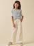 Pantalon droit  en denim Ecru 5 - vertbaudet enfant 