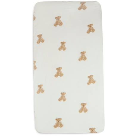 Drap housse en jersey Ecru 2 - vertbaudet enfant 