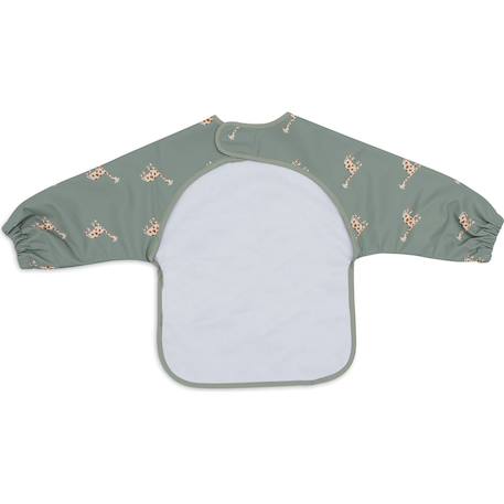 Bavoir à manches imperméable Blanc, marron clair+Blanc, rose, bleu+Bleu, blanc+Nougat miffy+Rose tendre+Vert, beige+Vert, blanc 21 - vertbaudet enfant 