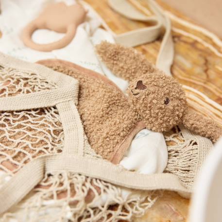 Doudou attache sucette bunny riverside Marron 6 - vertbaudet enfant 