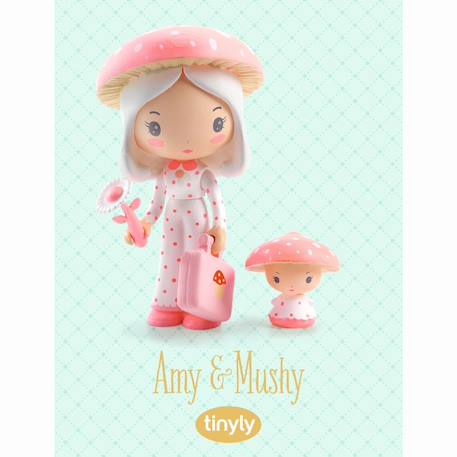 Figurines tinyly amy et mushy Multicolore 4 - vertbaudet enfant 