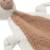 Doudou attache sucette biche Blanc, marron+Marron savanne+Vert tendre 3 - vertbaudet enfant 