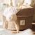 Attache sucette bunny ears en coton Ecru+Rose sauvage+Vert 3 - vertbaudet enfant 