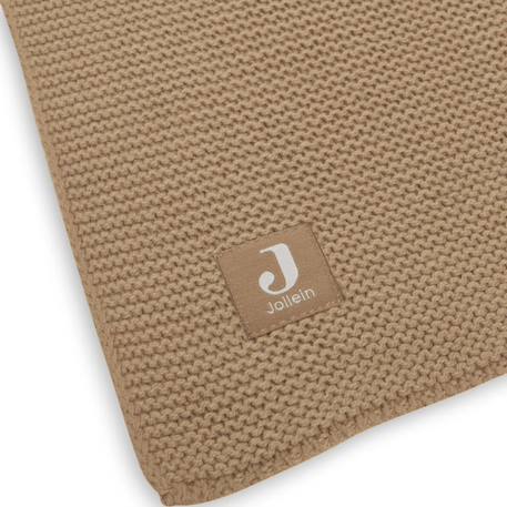 Couverture berceau knit en coton Marron clair 3 - vertbaudet enfant 