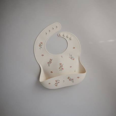Bavoir à poche en silicone rainbows Blanc cassé, bleu+Blanc cassé, rose, vert 7 - vertbaudet enfant 