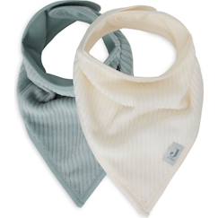 Puériculture-Repas-Lot de 2 bavoirs bandana