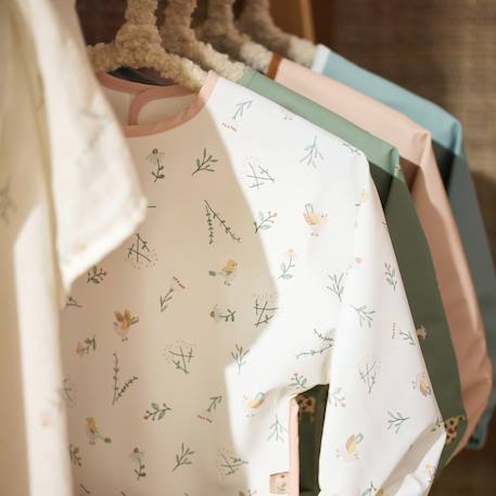 Bavoir à manches imperméable Blanc, marron clair+Blanc, rose, bleu+Bleu, blanc+Rose tendre 9 - vertbaudet enfant 