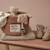 Panier de toilette boucle naturel (14 x 18 cm) Ecru+Marron 7 - vertbaudet enfant 