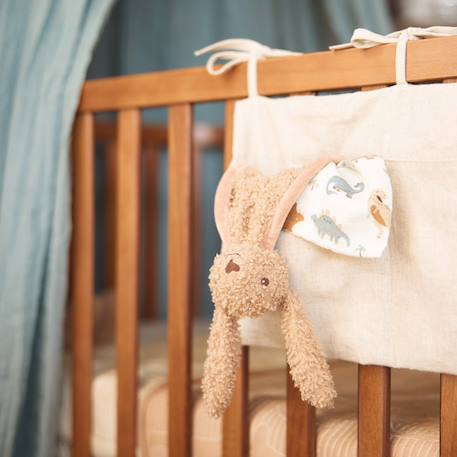 Doudou attache sucette bunny riverside Marron 4 - vertbaudet enfant 