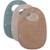 Lot de 3 bavoirs en éponge sea green-nougat-biscuit Bleu, beige, marron 1 - vertbaudet enfant 
