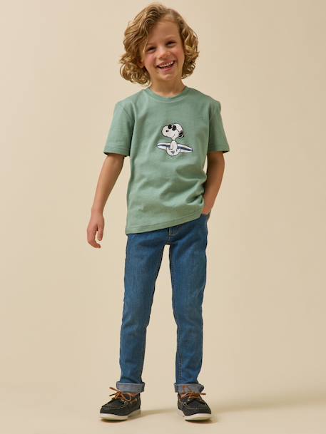 Jean coupe slim garçon Bleu moyen uni+Gris clair uni 5 - vertbaudet enfant 