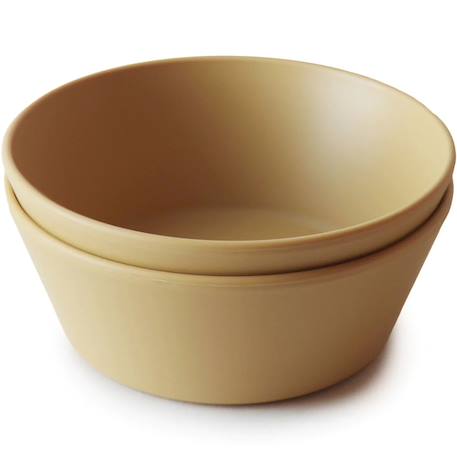 Lot de 2 bols ronds Jaune 1 - vertbaudet enfant 