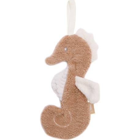 Doudou attache sucette deepsea sea horse Marron, beige 2 - vertbaudet enfant 