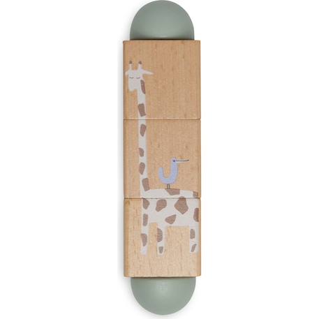 Puzzle rotatif jungle jambo Vert, marron 3 - vertbaudet enfant 