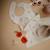 Bavoir à poche en silicone rainbows Blanc cassé, bleu+Blanc cassé, rose, vert 6 - vertbaudet enfant 