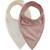 Lot de 2 bavoirs bandana Bleu, écru+Rose, blanc 7 - vertbaudet enfant 