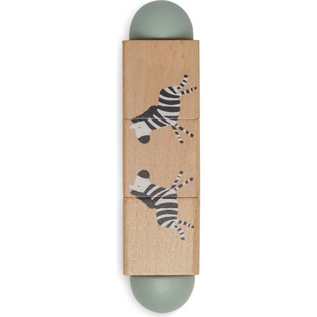 Puzzle rotatif jungle jambo Vert, marron 2 - vertbaudet enfant 