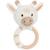 Hochet anneau de dentition Blanc, marron+Gris, marron 1 - vertbaudet enfant 