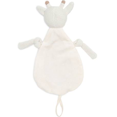 Doudou attache sucette biche Blanc, marron+Marron savanne+Vert tendre 2 - vertbaudet enfant 