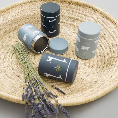Thermos alimentaire Bleu, blanc+Marron, bleu 2 - vertbaudet enfant 