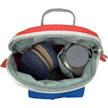 Sac à dos tiny drivers avion à hélice Rouge, gris, bleu 3 - vertbaudet enfant 
