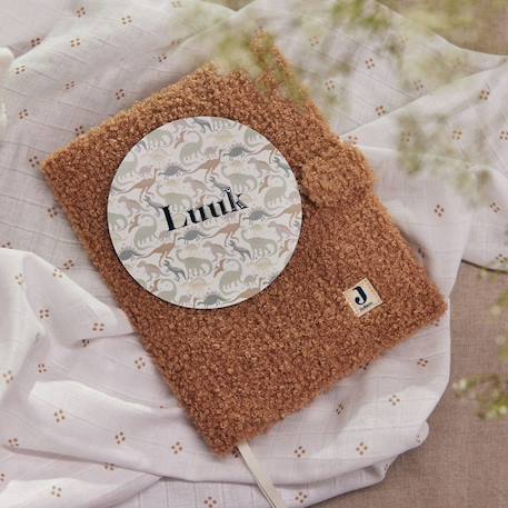 Protège de carnet de santé boucle biscuit Marron 5 - vertbaudet enfant 