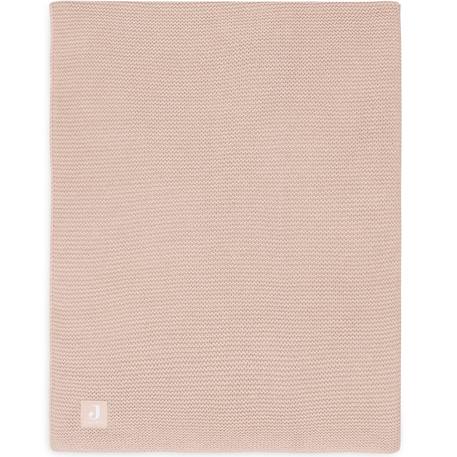Couverture bébé en coton basic knit nougat (75 x 100 cm) Beige+Rose 10 - vertbaudet enfant 