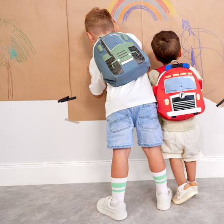 Sac à dos tiny drivers avion à hélice Olive, bleu, noir+Rouge, gris, bleu 6 - vertbaudet enfant 