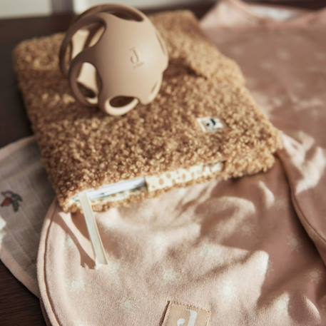 Protège de carnet de santé boucle biscuit Marron 4 - vertbaudet enfant 