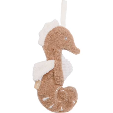 Doudou attache sucette deepsea sea horse Marron, beige 1 - vertbaudet enfant 