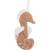 Doudou attache sucette deepsea sea horse Marron, beige 1 - vertbaudet enfant 
