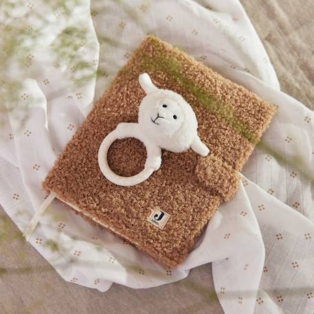 Protège de carnet de santé boucle biscuit Marron 3 - vertbaudet enfant 