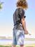 Bermuda en denim garçon taille ajustable double stone+stone 7 - vertbaudet enfant 