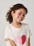 T-shirt fille motifs sequins écru+lilas+vert d'eau 3 - vertbaudet enfant 