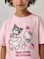 T-shirt manches courtes Hello Kitty rose pâle 1 - vertbaudet enfant 