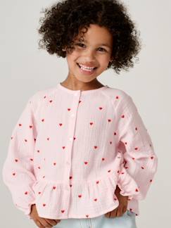 -Chemise fille en gaze de coton