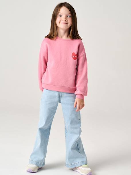 Jean tregging fille large bleu clair+bleu moyen+denim gris 3 - vertbaudet enfant 