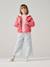 Coupe-vent fille à capuche doublé sherpa rose 2 - vertbaudet enfant 