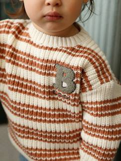 -Pull bébé garçon rayé coton
