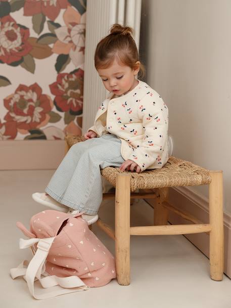 Gilet bébé fille matelassé vanille 7 - vertbaudet enfant 