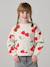 Sweat fille motifs fantaisie Beige imprimé+blanc imprimé+rose+vanille 6 - vertbaudet enfant 