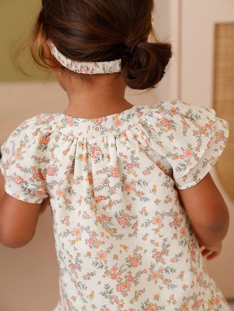 Ensemble bébé fille robe, bloomer et bandeau écru 12 - vertbaudet enfant 