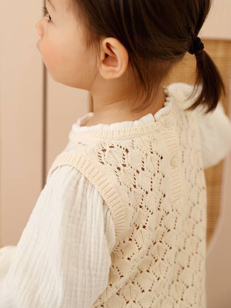 Pull bébé fille 2 en 1 écru 7 - vertbaudet enfant 