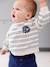Sweat bébé garçon en éponge écru 1 - vertbaudet enfant 