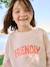 Sweat fille message positif rose pâle+vert d'eau 2 - vertbaudet enfant 