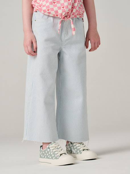 Fille-Pantacourt fille coton
