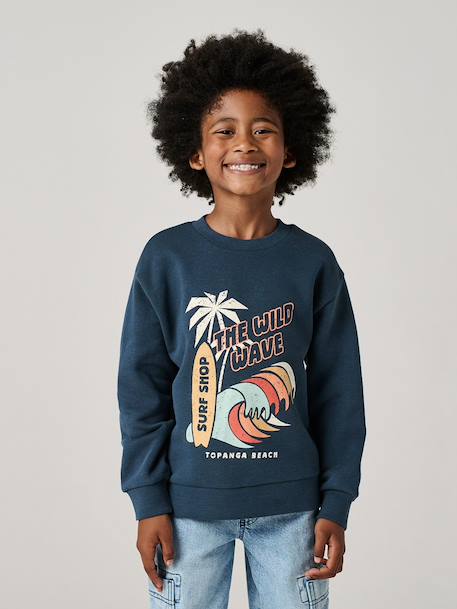 Garçon-Sweat col rond surf
