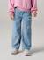 Jean large fille étoiles bleu clair 1 - vertbaudet enfant 